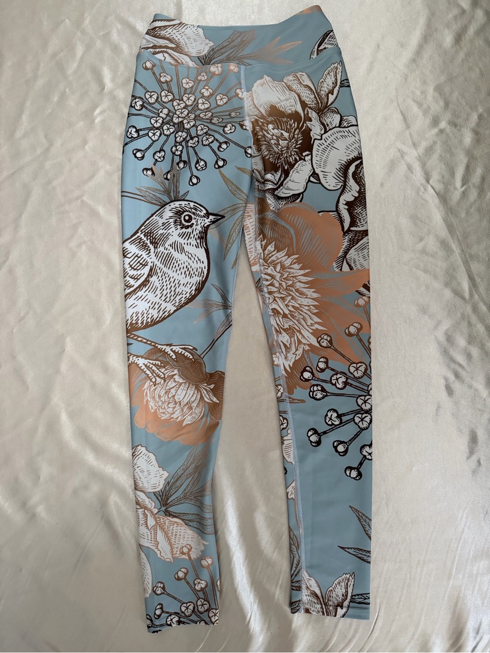 Fiercepulse Golden Garden Leggings Size Medium